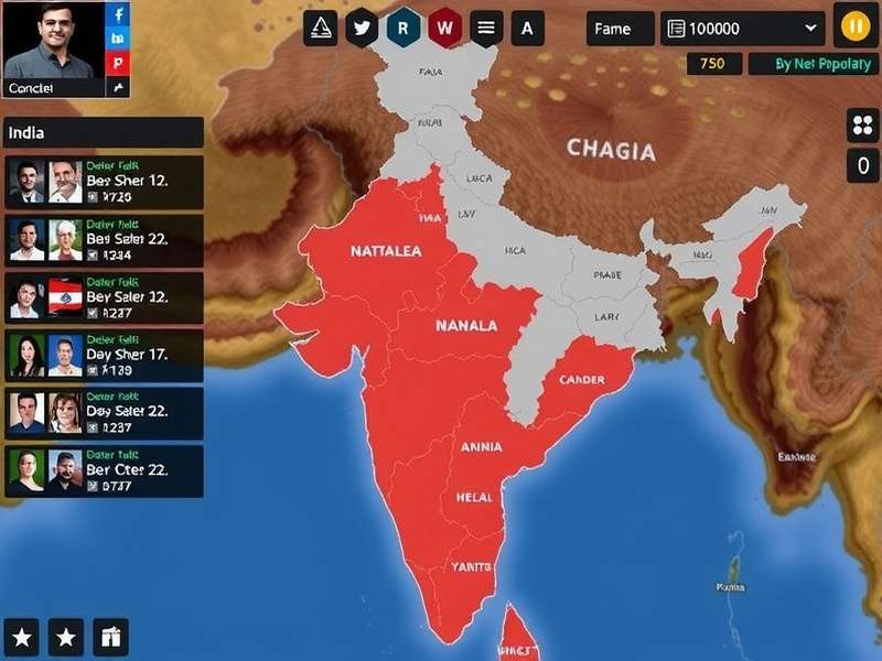 Net Rippers Bharat Regional Popularity Map